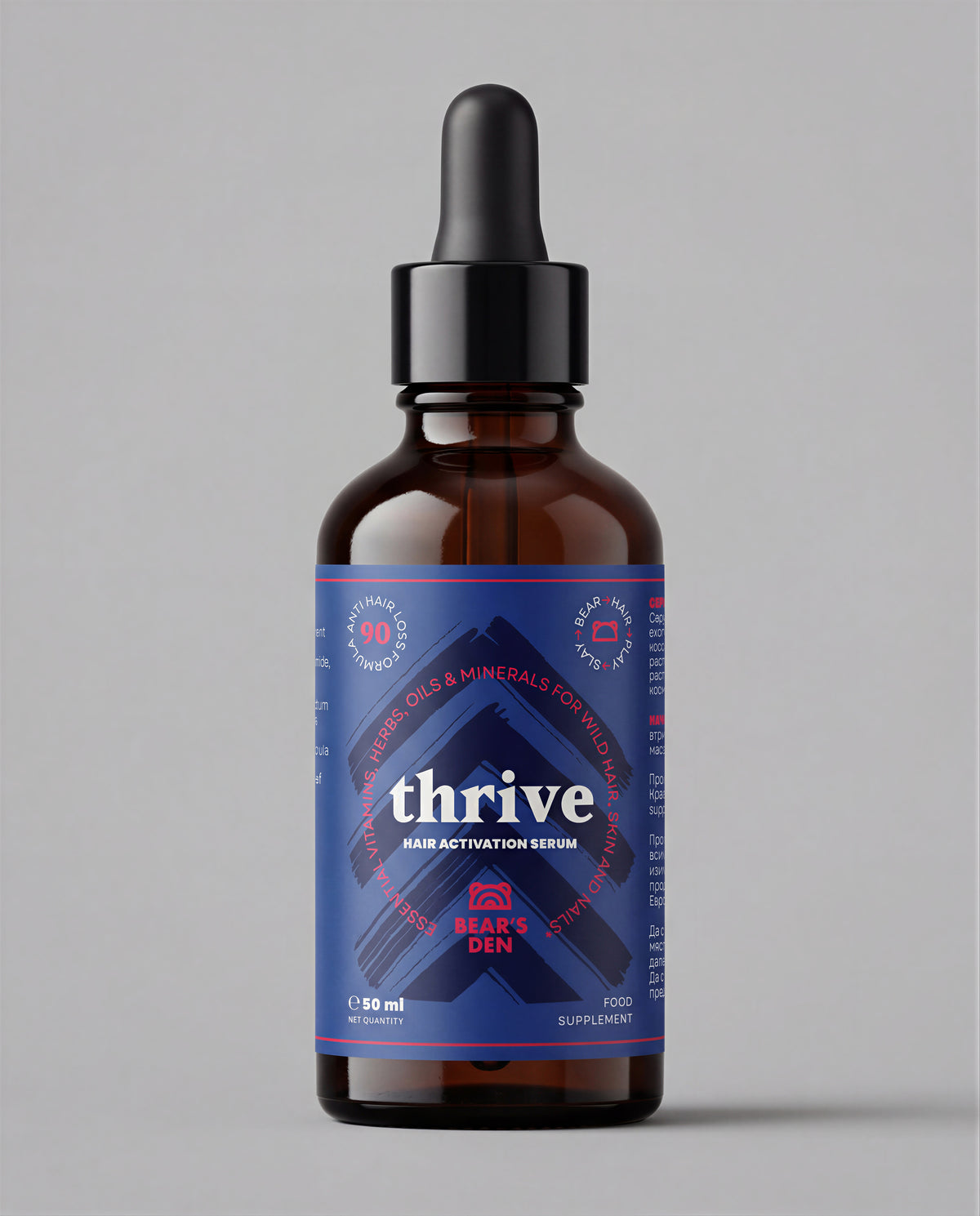Thrive Hair Activation Serum – Формула против косопад за мъже (50 мл)