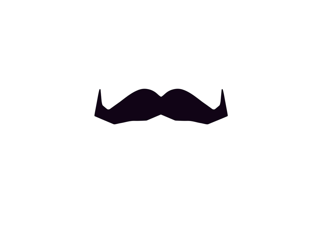 Movember moustache promoting men’s health awareness